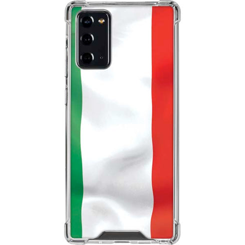Italy Flag Galaxy Note20 5G Clear Case